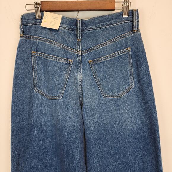 Universal Thread Relaxed Wide Leg Jeans Womens Size 26" No Stretch Cotton Baggy - Picture 7 of 15